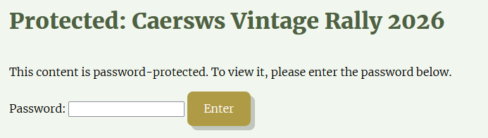The front-end password prompt a visitor sees on a protected album